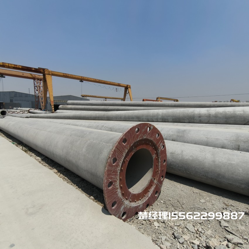 长洲12米无拉线电杆